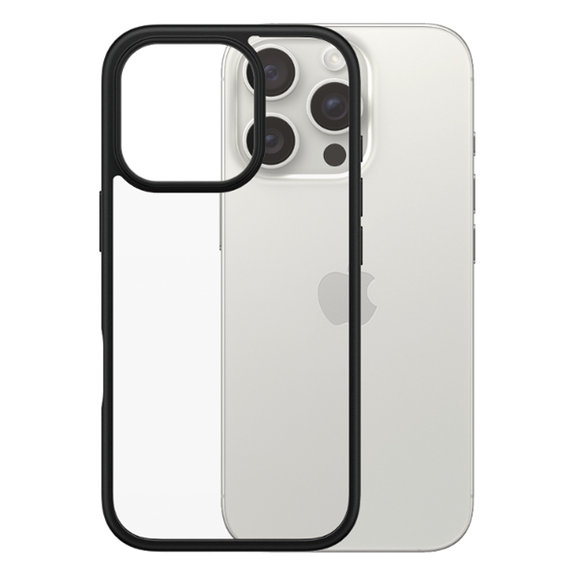 Θήκη HardCase για iPhone 16 Pro | Μαύρο | Black | PanzerGlass