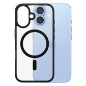 Θήκη HardCase με MagSafe για iPhone 16 | Μαύρο | Black | PanzerGlass