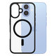 Θήκη HardCase με MagSafe για iPhone 16 | Μαύρο | Black | PanzerGlass