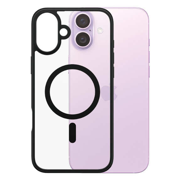 Θήκη HardCase με MagSafe για iPhone 16 Plus | Μαύρο | Black | PanzerGlass