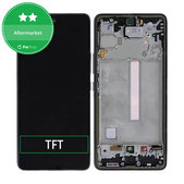 Συγκρότημα οθόνης για Samsung A73, A736, Black, Aftermarket
