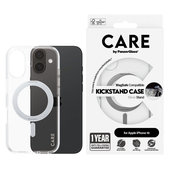 Θήκη Kickstand με MagSafe για iPhone 16, Ασημί, CARE