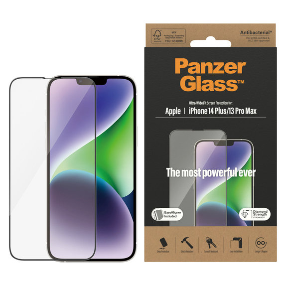 Σκληρυμένο γυαλί UWF AB για Google Pixel 8 Pro, Μαύρο, PanzerGlass