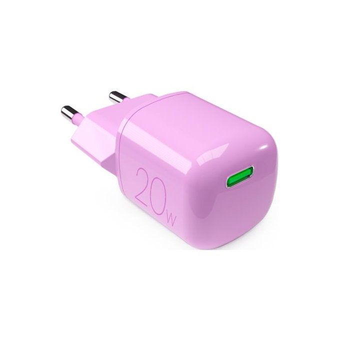 Αντάπτορας Φόρτισης MiniPro USB-C GaN 20W | Κοραλί | Coraltastic | PURO