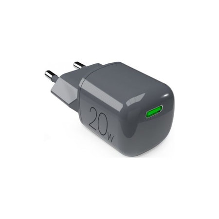 Αντάπτορας Φόρτισης MiniPro USB-C GaN 20W | Μαύρο Oyster | Black Oyster | PURO