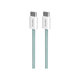 Καλώδιο USB-C / USB-C, 60W, Fabrik FABK4 (1.5m), Νησιώδης Ομίχλη | Island Mist | PURO