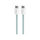 Καλώδιο USB-C / USB-C, 60W, Fabrik FABK4 (1.5m), Νησιώδης Ομίχλη | Island Mist | PURO