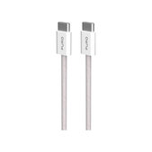 Καλώδιο USB-C / USB-C, 60W, Fabrik FABK4 (1.5m), Αμμώδης Κέλυφος | Sandshell | PURO