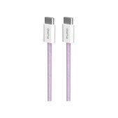 Καλώδιο USB-C / USB-C, 60W, Fabrik FABK4 (1.5m), Κοραλλιογενές | Coraltastic | PURO