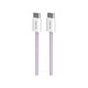 Καλώδιο USB-C / USB-C, 60W, Fabrik FABK4 (1.5m), Κοραλλιογενές | Coraltastic | PURO