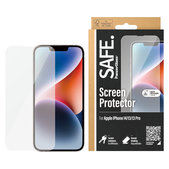 Προστατευτικό γυαλί Case Friendly για iPhone 16e/14/13 Pro/13, Μαύρο, SAFE