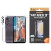 Bundle Hoops + Σκληρυμένο γυαλί UWF + Hard Case D3O για Samsung Galaxy A25 5G, Διάφανο, PanzerGlass