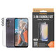 Bundle Hoops + Σκληρυμένο γυαλί UWF + Hard Case D3O για Samsung Galaxy A25 5G, Διάφανο, PanzerGlass