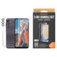 Bundle Hoops + Σκληρυμένο γυαλί UWF + Hard Case D3O για Samsung Galaxy A25 5G, Διάφανο, PanzerGlass