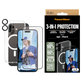 Bundle 3 σε 1 Hoops + Σκληρυμένο γυαλί UWF + Hard Case για iPhone 16, PanzerGlass