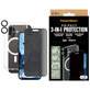 Bundle Hoops + Σκληρυμένο γυαλί UWF Privacy + Hard Case για iPhone 16, PanzerGlass