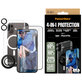 Bundle Hoops + Σκληρυμένο γυαλί UWF + Hard Case + Magnetic Ring Mount για iPhone 16 Plus, PanzerGlass