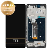 Συγκρότημα οθόνης για Motorola Moto G24, G24 Power, Μαύρο, Black, Service Pack