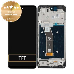 OLED/LCD Display Assembly για Motorola Moto G24, G24 Power | Μαύρο, Black | Service Pack