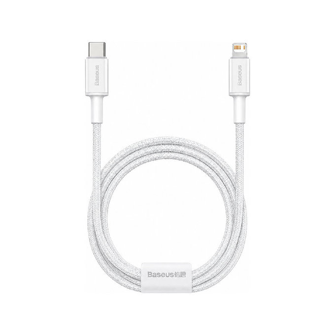 Καλώδιο Lightning / USB-C (1.5m), Λευκό | White | Baseus