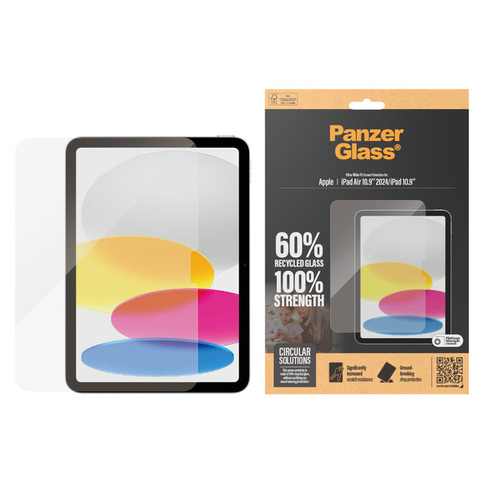 Σκληρυμένο γυαλί UWF για iPad 10,9"/iPad Air 11'', Διάφανο, PanzerGlass