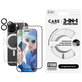 Bundle Hoops Ceramic + Σκληρυμένο γυαλί UWF Ceramic + Θήκη Kickstand για iPhone 16 Pro, CARE