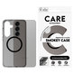 Θήκη Smokey με μαύρο QI για Samsung Galaxy S25+, Μαύρο, PanzerGlass