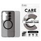 Θήκη Smokey με μαύρο QI για Samsung Galaxy S25, Μαύρο, PanzerGlass