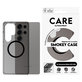 Θήκη Smokey με μαύρο QI για Samsung Galaxy S25 Ultra, Μαύρο, PanzerGlass
