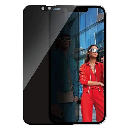 Προστατευτικό Γυαλί UWF Privacy με εφαρμοστή για iPhone 13 | 13 Pro | 14 & 16e | Transparent | PanzerGlass