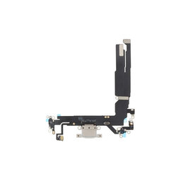 Επαφές Φόρτισης + Καλώδιο Flex για iPhone 16 | Λευκό | White