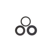 Γυαλί Φακού Πίσω Κάμερας (3τμχ) για iPhone 16 Pro