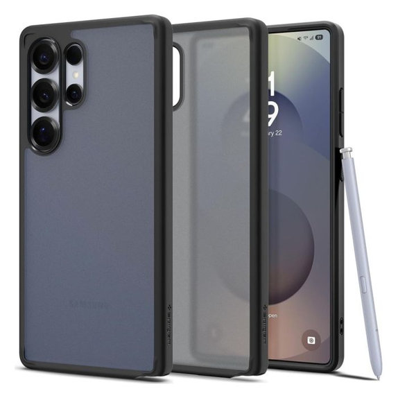 Θήκη Ultra Hybrid για Samsung S25 Ultra | Frost Black | Spigen