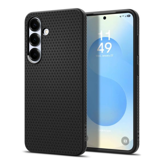 Θήκη Liquid Air για Samsung S25+ | Matte Black | Spigen