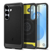 Θήκη Rugged Armor με MagSafe για Samsung S25 | Matte Black | Spigen