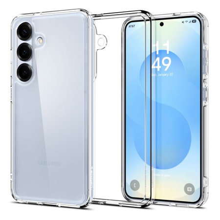 Θήκη Ultra Hybrid για Samsung S25 | Crystal Clear | Spigen
