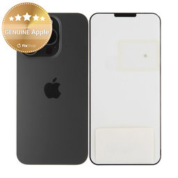 Πίσω Κάλυμμα Γυαλί για iPhone 15 Pro | Black Titanium | 661-35700 | Genuine Apple