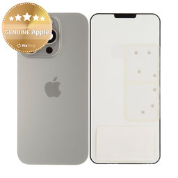 Πίσω Κάλυμμα Γυαλί για iPhone 16 Pro | Natural Titanium | 661-42725 | Genuine Apple