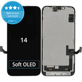 Οθόνη Soft OLED για iPhone 14 - Τζάμι αφής + Πλαίσιο, DIAGNOSTIC