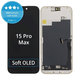 Οθόνη Soft OLED για iPhone 15 Pro Max - Τζάμι αφής + Πλαίσιο, DIAGNOSTIC