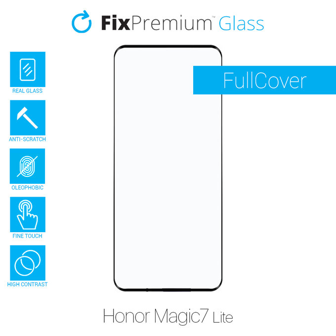 FullCover Glass - Προστατευτικό Γυαλί για Honor Magic7 Lite | FixPremium