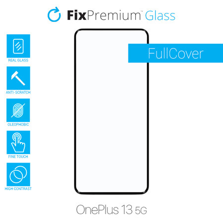FullCover Glass - Προστατευτικό Γυαλί για OnePlus 13 5G| FixPremium