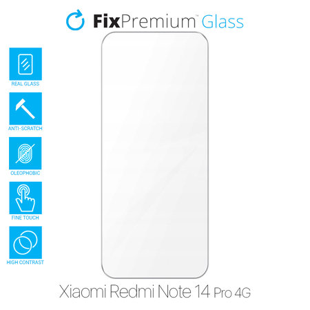 Προστατευτικό Γυαλί για Xiaomi Redmi Note 14 Pro 4G| FixPremium