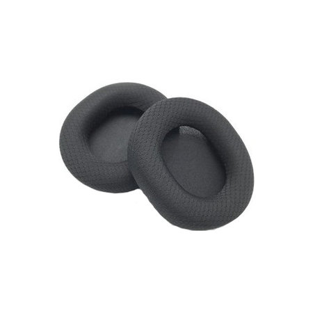 Ανταλλακτικά Earpads Ακουστικών για SteelSeries Arctis, Αφρός Μνήμης + Ύφασμα, Μαύρο, Black, 1 Ζεύγος