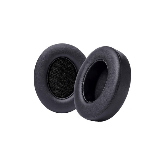 Ανταλλακτικά Earpads Ακουστικών για Beats Studio 2, 3, Αφρός Μνήμης + PU Δέρμα, Μαύρο, Black, 1 Ζεύγος