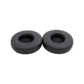 Ανταλλακτικά Earpads Ακουστικών για Beats EP, Αφρός Μνήμης + PU Δέρμα, Μαύρο, Black, 1 Ζεύγος