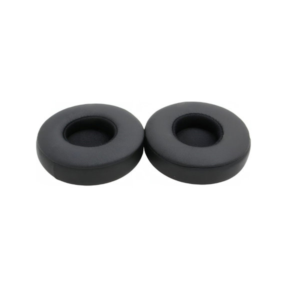 Ανταλλακτικά Earpads Ακουστικών για Beats EP, Αφρός Μνήμης + PU Δέρμα, Μαύρο, Black, 1 Ζεύγος