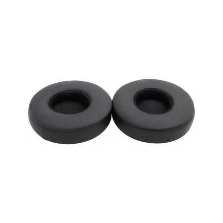 Ανταλλακτικά Earpads Ακουστικών για Beats EP, Αφρός Μνήμης + PU Δέρμα, Μαύρο, Black, 1 Ζεύγος