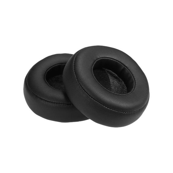 Ανταλλακτικά Earpads Ακουστικών για Beats Pro, Αφρός Μνήμης + PU Δέρμα, Μαύρο, Black, 1 Ζεύγος
