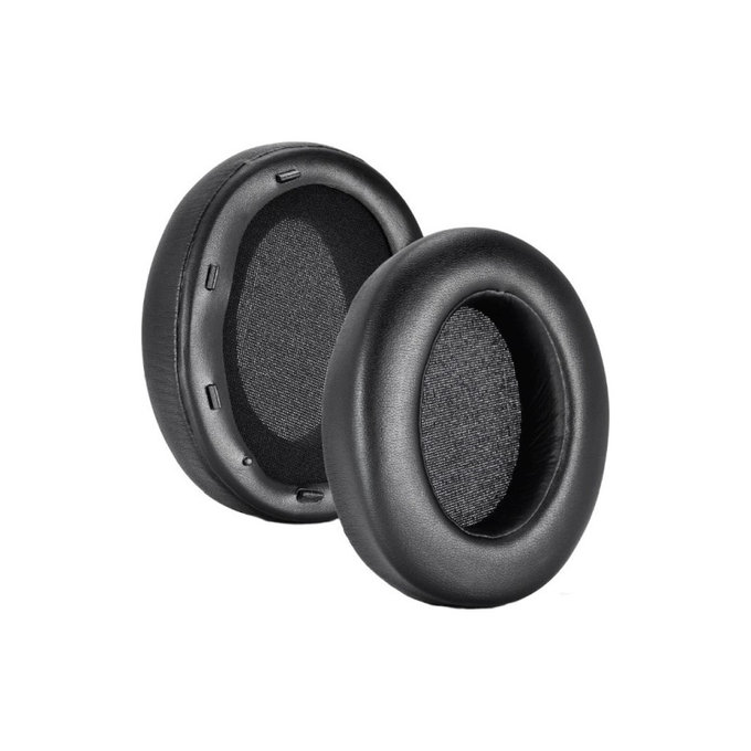 Ανταλλακτικά Earpads Ακουστικών για Sony WH-XB910N, Αφρός Μνήμης + PU Δέρμα, Μαύρο, Black, 1 Ζεύγος